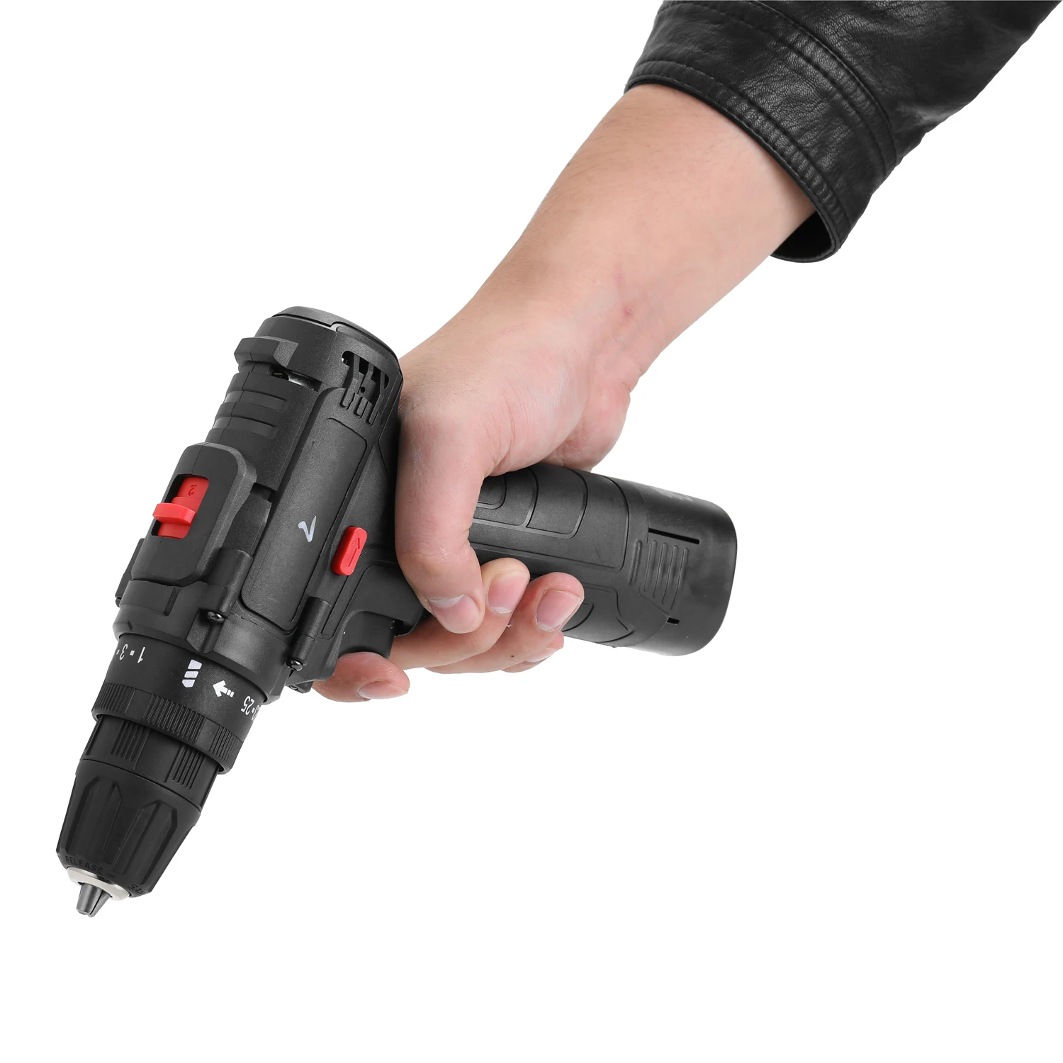 Многофункциональная электрическая отвертка 18 в аккумуляторная дрель с литиевым