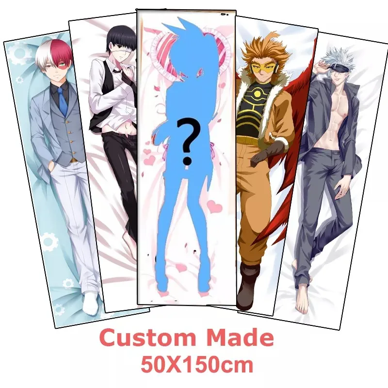 

Japanese cartoon toilet binding fazikun daishikura fazikun hugging body BL pillow case Cosplay DIY custom pillow case