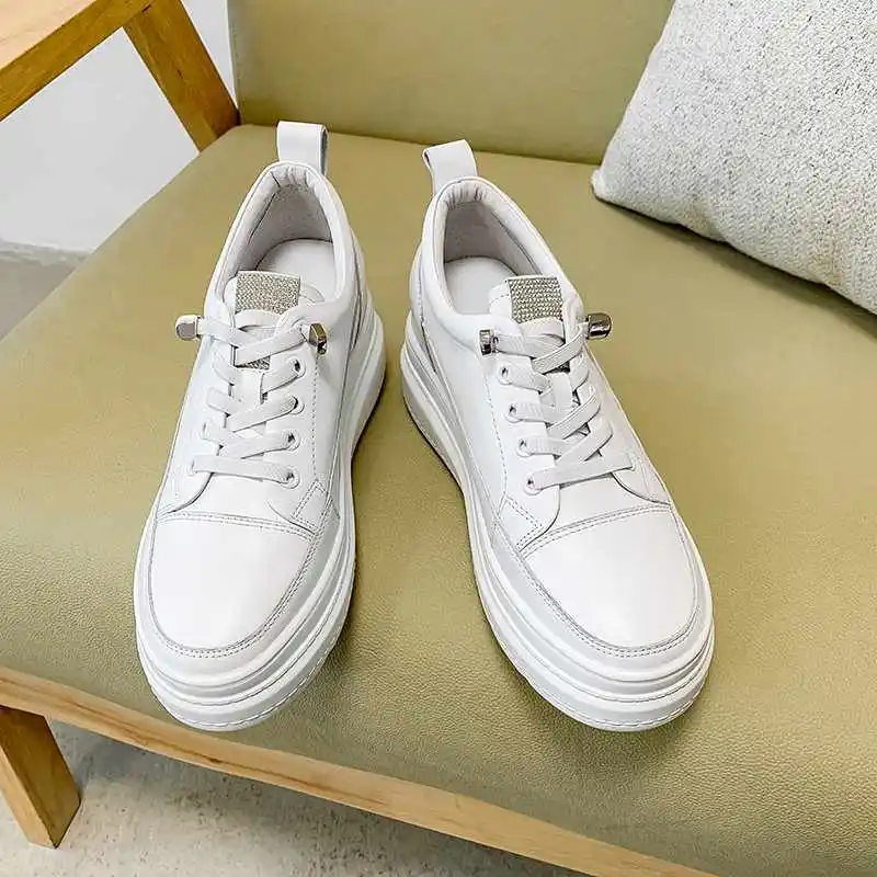 Кроссовки Krazing Pot женские из натуральной кожи дышащие на шнуровке