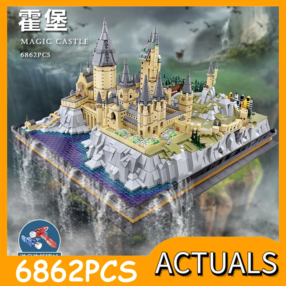 Форма король из фильма Замок наборы уличных картин моделей школьного замка