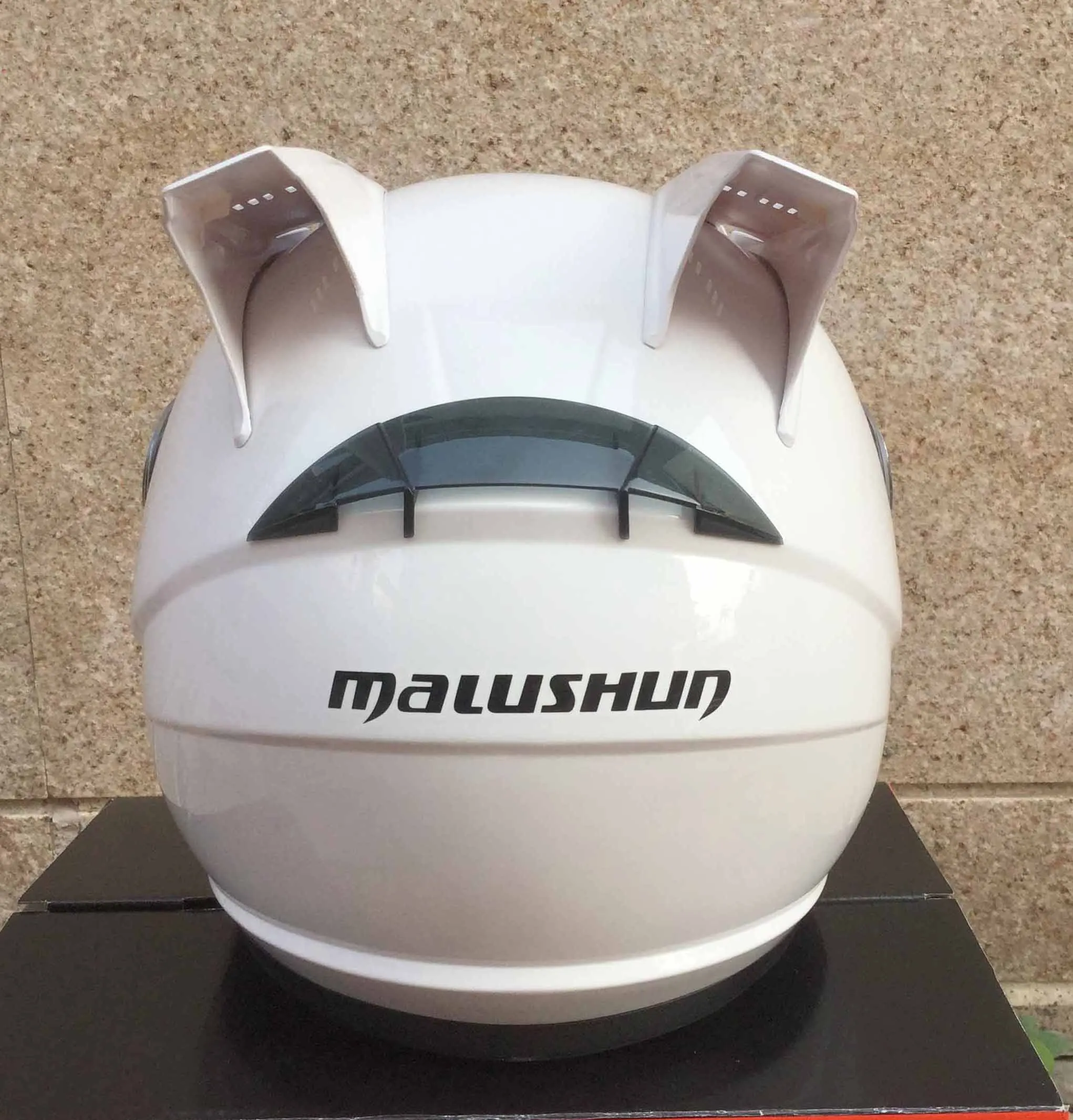 Мотоциклетный шлем безопасный на все лицо с одним козырьком для гонок |