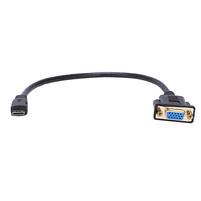 Кабель переходник с Mini HDMI на VGA M/F 0 3 м 1 фут|Кабели VGA| |