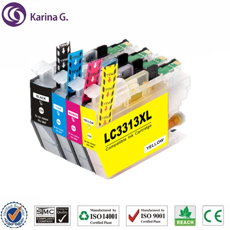 

Compatible for Brother LC3311 LC3313 ink Cartridge suit DCP-J772DW MFC-J491DW MFC-J890DW etc.