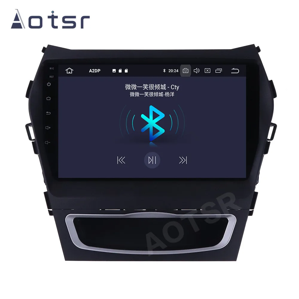 

Android 10.0 GPS Navigation Radio Player for Hyundai IX45 Santa Fe 2014-2018 Video Player Stereo Headuint Built in Carplay dsp
