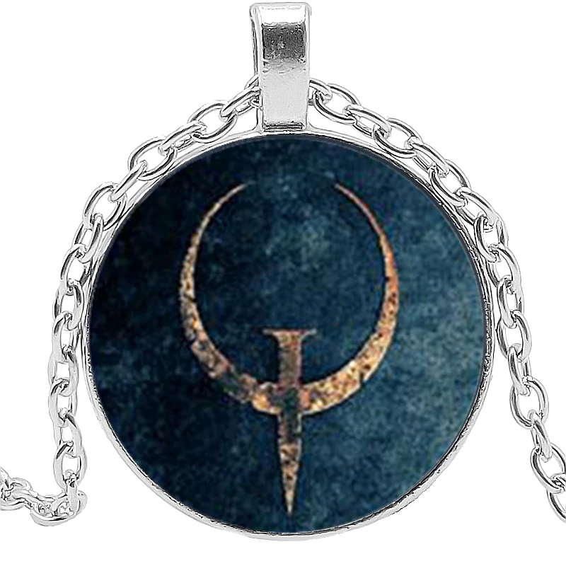 2019 Ретро Подвеска круглая стеклянная выпуклая для землетрясения колье с вашим