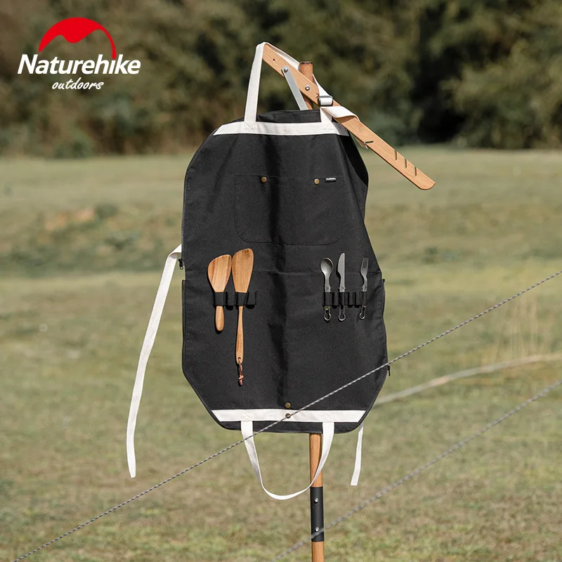 Naturehike Multi-Function Storage Apron Outdoor Camping Picnic Waist-Kitchen Overalls Work Cover military scarf men head | Спорт и