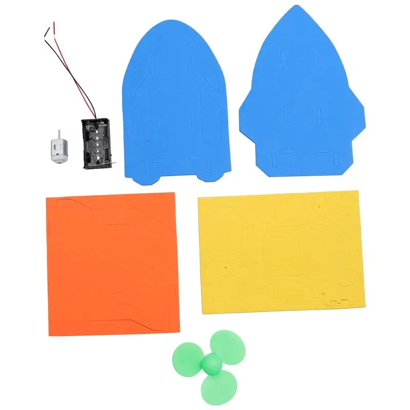 

1 Set Aerodynamic Boat DIY Kit Physics Science Experiment Material Supply