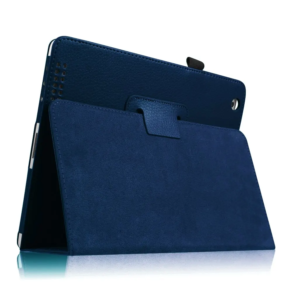 For iPad 2 3 4 Case with Apple Pencil Holder Cover,Premium Leather Folio Stand Cover Case for iPad 2 3 4 A1395 A1460 A1416 A1430