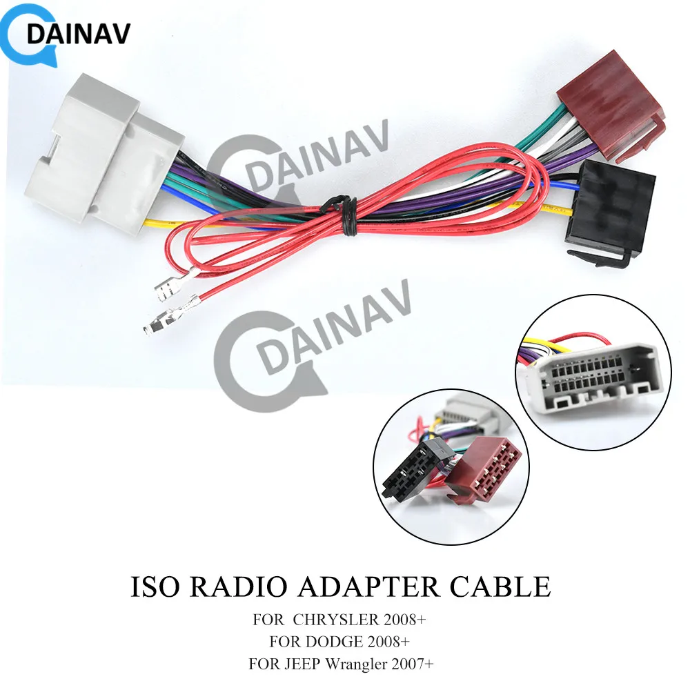 

Адаптер для радиоприемника CHRYSLER 2008 +/DODGE 2008 +/JEEP Wrangler 2007, 12-034