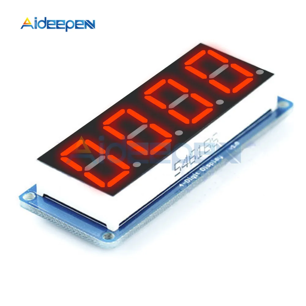 

Дисплейный модуль TM1637 с 4 цифрами, 0,56 дюйма, для Arduino