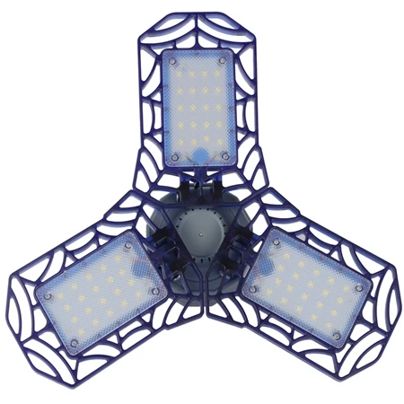 40W blue Светодиодный светильник для гаража, деформируемый светильник для магазина, для склада, цеха, подвал, сарай, строительство, AC220V, E27, 40 Вт, 60 Вт, промышленный светильник ing - Цвет: 40W blue