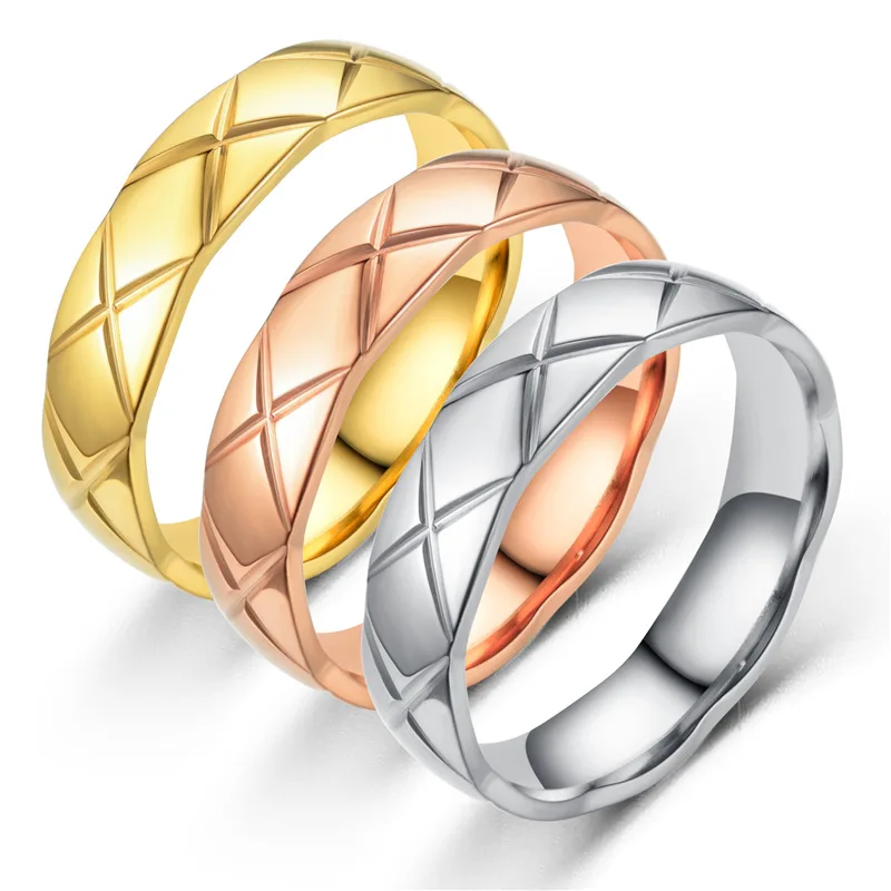 

6 мм цвета: золотистый, серебристый Цвет саржа кольцо из нержавеющей стали кольцо для мужчин и женщин, модное ювелирное изделие, опт