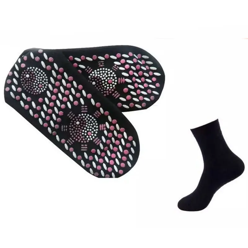 1 пара Самонагревающиеся Носки для здоровья уход дышащие магнитные удобные