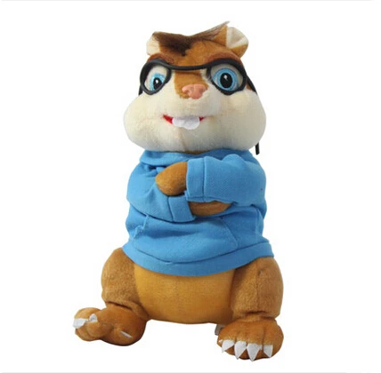 Alvin And The Chipmunks Плюшевая Кукла Мягкие животные Simon детские игрушки 38 см|Игровые