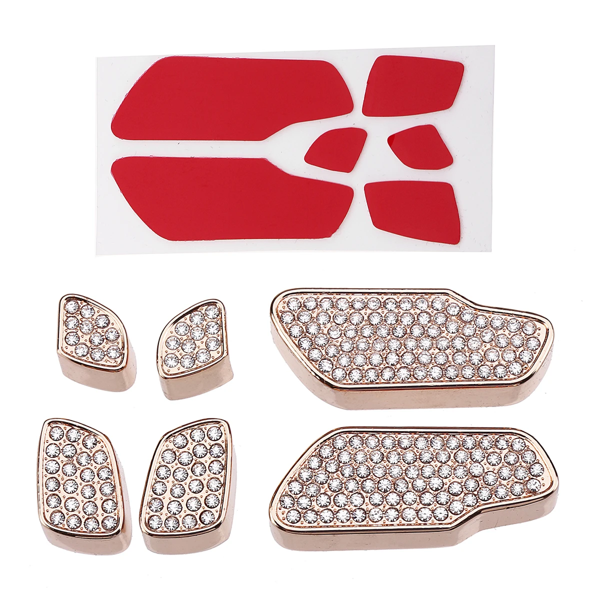 Новая кнопка регулировки сиденья двери с алмазным хромом 6 шт. для Mercedes Benz E Class W212