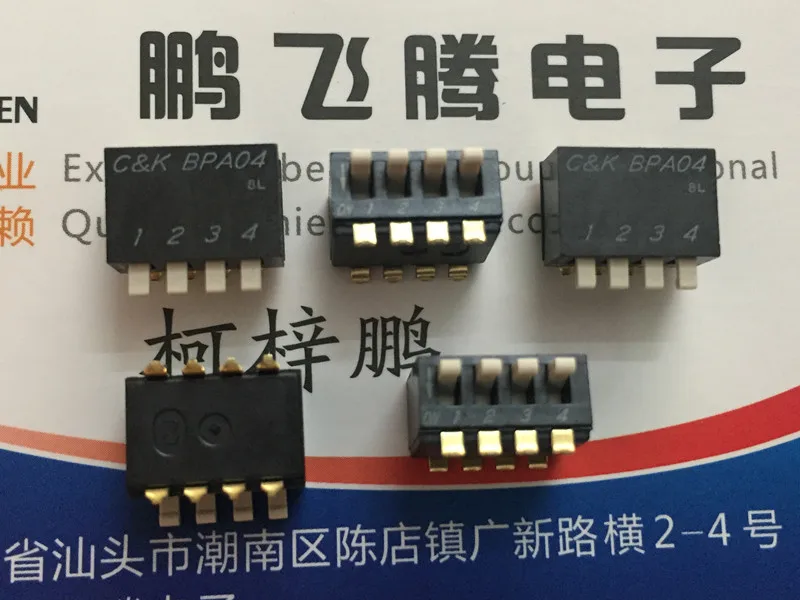 1 шт. оригинальный переключатель с кодом номера American C &amp k BPA04SB 4-битный 4P ключ Тип