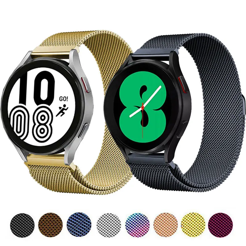 

20/22mm Magnetic Loop Band For Samsung Galaxy Watch 4 Strap 40mm 44mm Active 2 46mm/42mm Bracelet Galaxy Watch 3 Strap 41mm 45mm