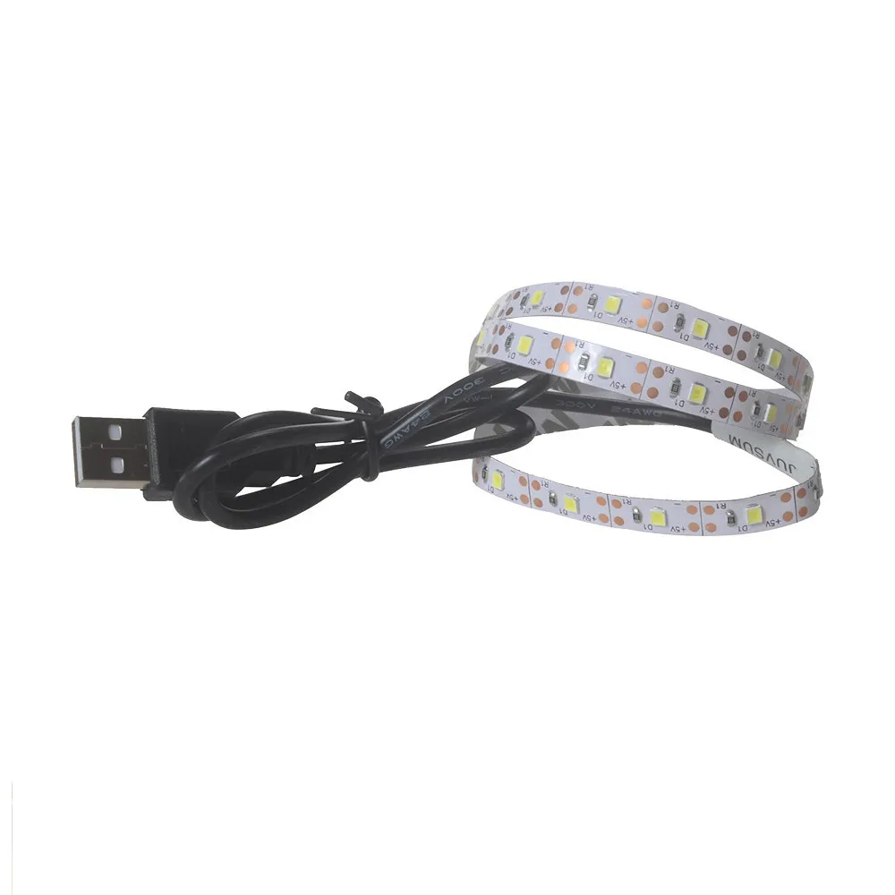 5V 2835 60SMD/100 см белый/теплый белый/синий Светодиодные ленты светильник бар ТВ