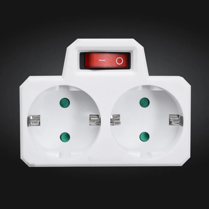 

Home EU Standard Round Two-hole Conversion Socket Smart Plug Controller Switch
