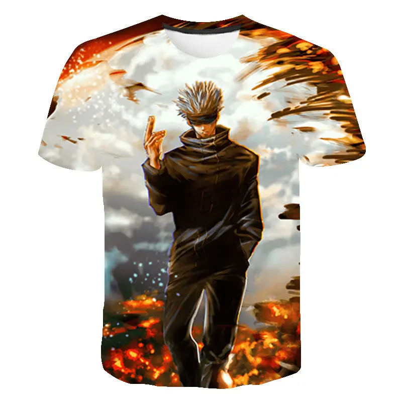 

Classic Hot Sale Anime Jujutsu Kaisen T-shirt 3d Printed Summer Fashion Popular Short-sleeved Casual Unisex Harajuku Tops