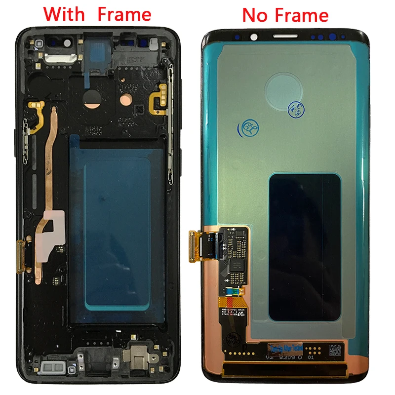 SUPER AMOLED S9 LCD For Samsung Plus Display Touch Screen With Frame Digitizer Assembly Galaxy SM-G960 SM-G965 | Мобильные телефоны