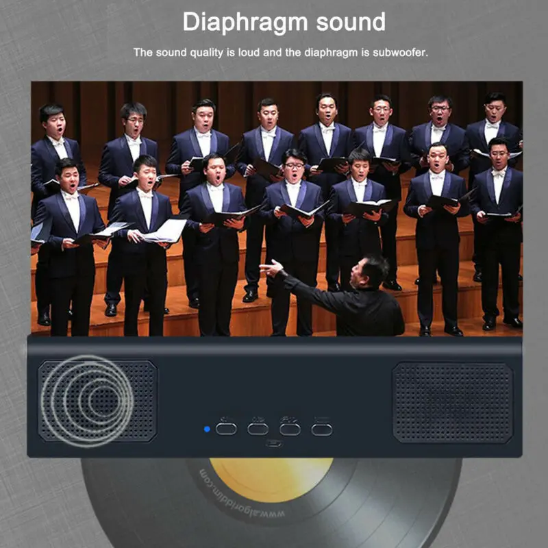 3D усилитель экрана мобильного телефона HD видео Складная лупа устройство для увеличения кронштейн