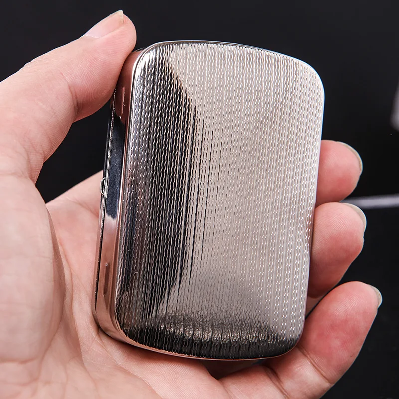 Бесплатная доставка 1 шт. серебристый табачный ящик чехол хьюмидор для хранения 70