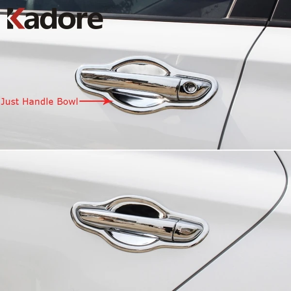 Для Hyundai Solaris Accent 2018 2019 2020 ABS хромированные боковые дверные чаши ручка крышка чашки