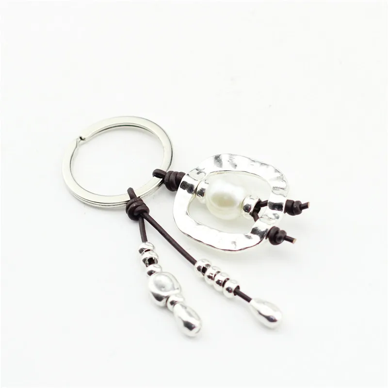 Бренд Sandrine оптовая продажа креативный дизайн лучший друг унисекс брелок кожа