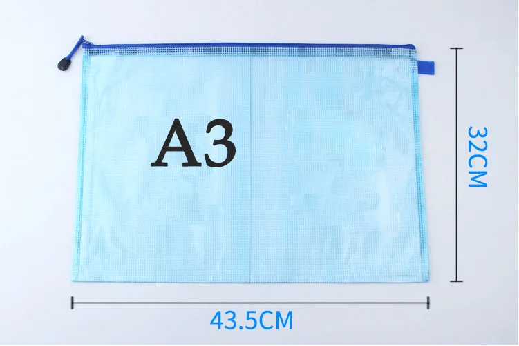 EZONE A3/B4/A4/B5/A5/A6 сумка для файлов сумка для ручек пвх прозрачная водонепроницаемая папка на молнии офисная сумка для документов школьные принадлежности