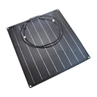 ETFE Гибкая панель солнечных батарей, 50 Вт монокристаллическая фотоэлектрическая пластина, комплект ячеек 50 Вт 50 Вт для 12 В 12 вольт солнечных автомобильных батарей
