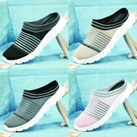 new large size air permeable semi slippers breathable comfortable lightweight non slip technology lovers semi slippers