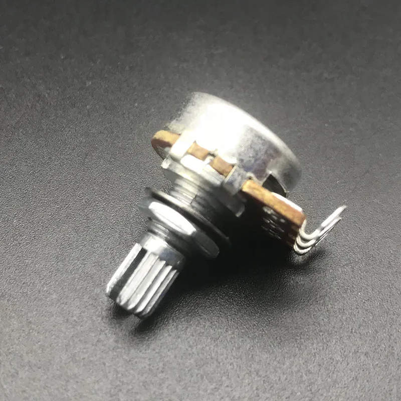 4 stücke 1518mm welle elektrische gitarre potentiometer töpfe volume tone control töpfe a250k b250k a500k b500k kleinegroßen top