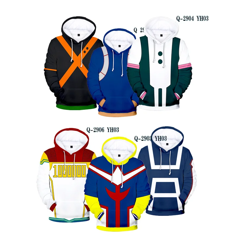

Аниме Boku No My Hero Academia костюмы для косплея толстовки H толстовки Bakugou Todoroki Shoto весенняя куртка пальто куртки толстовки