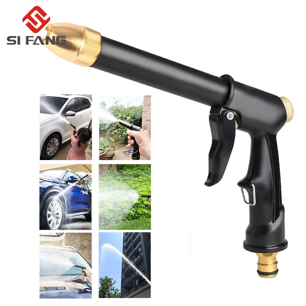 

High Pressure Power Water Gun For Cleaning Car Wash Machine Garden Watering Hose Nozzle Sprinkler Foam Water Gun Dropshipping