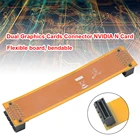 10 см SLI мост гибкий кабель Crossfire PCI Express адаптер графические карты разъем NVIDIA N карта двойной кабель видеокарты