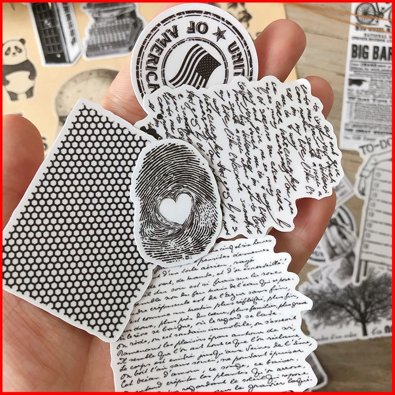 Художественный стиль винтажный персонализированный альбом для стикеров