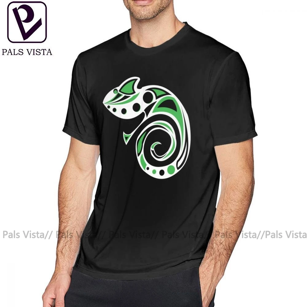 Футболка Cameleon футболка с принтом большого размера Мужская классическая