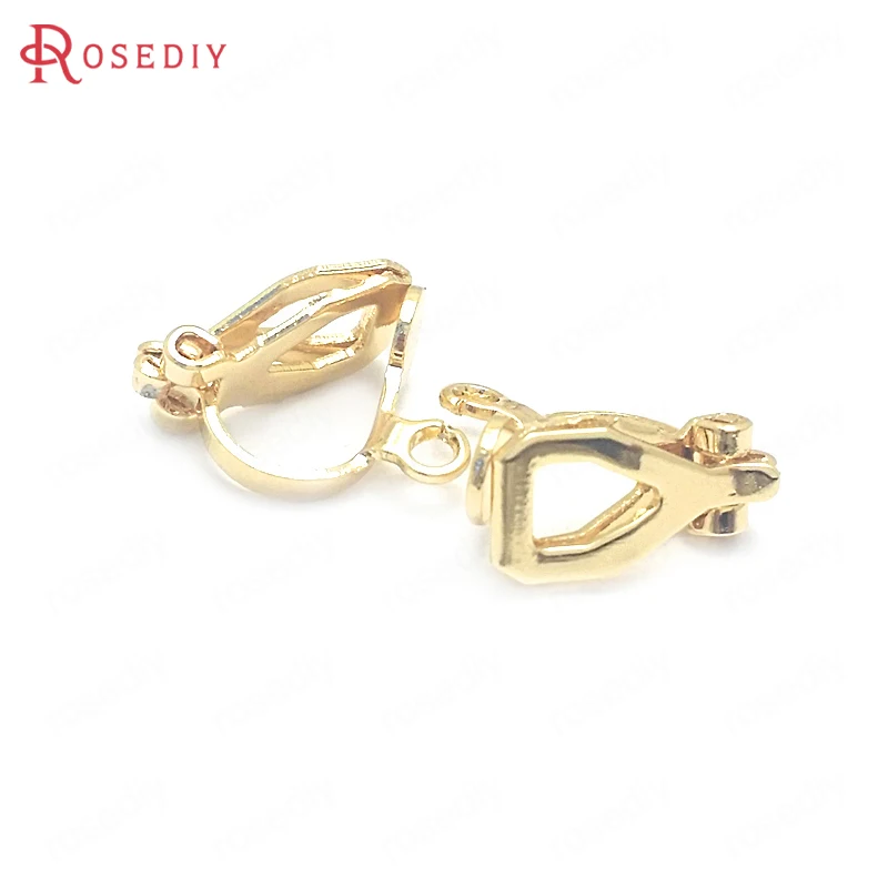 20 шт. латунные зажимы для сережек 4 мм | Украшения и аксессуары