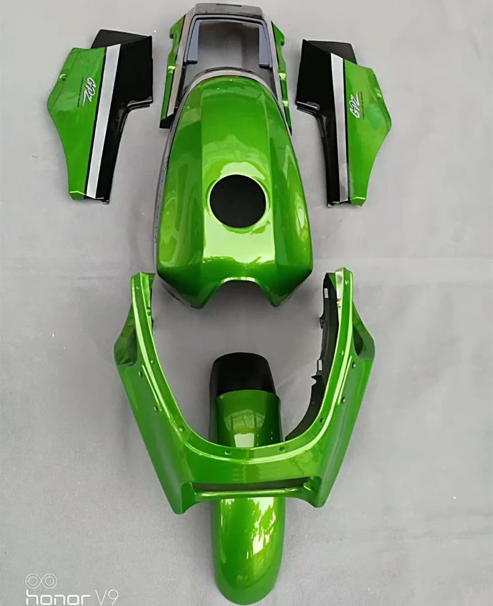 Ninja ZX900A GPZ900R для Kawasaki 900 Green с топливным баком корпус автомобиля обтекатель боковые