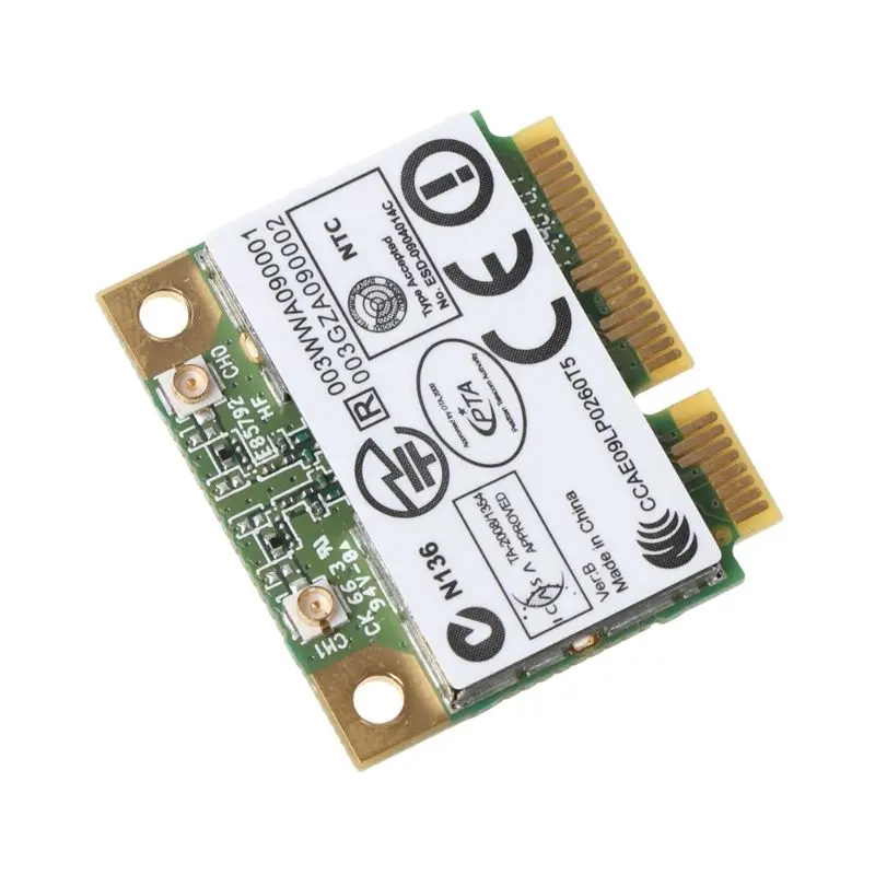 

Беспроводной адаптер 300 Мбит/с Mini PCI-E Wi-Fi карта для Atheros AR9287 AR5B97