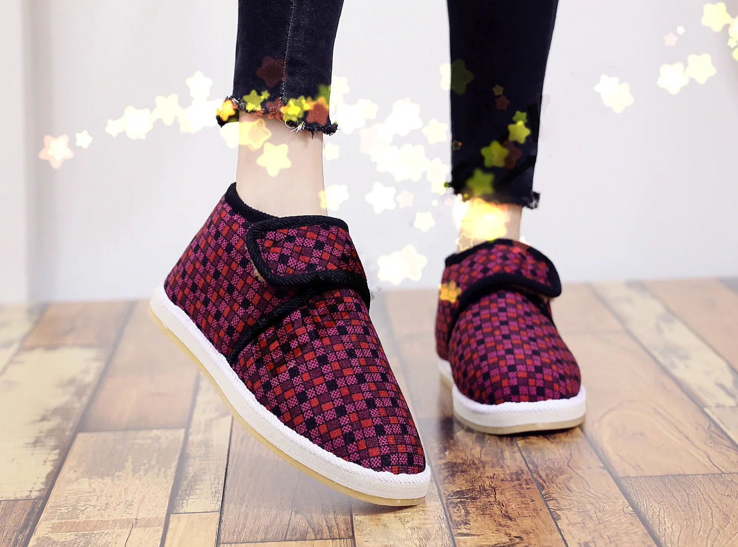 Женские зимние ботинки ручной работы теплая обувь водонепроницаемая