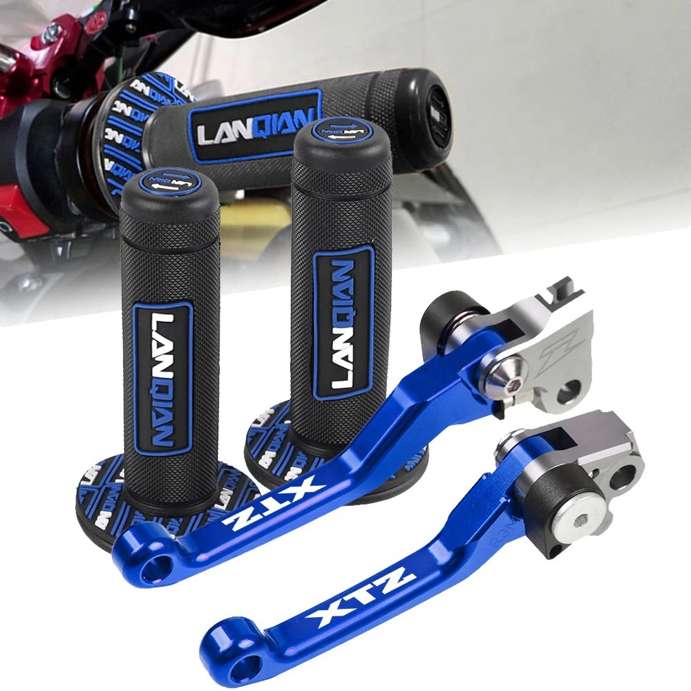 

Dirt Bike Brake Clutch Levers Hand Grip Handlebar FOR YAMAHA XTZ125 2003-2016 XTZ250 2006-2017 XTZ750 1989-1995 XTZ 125 250 750