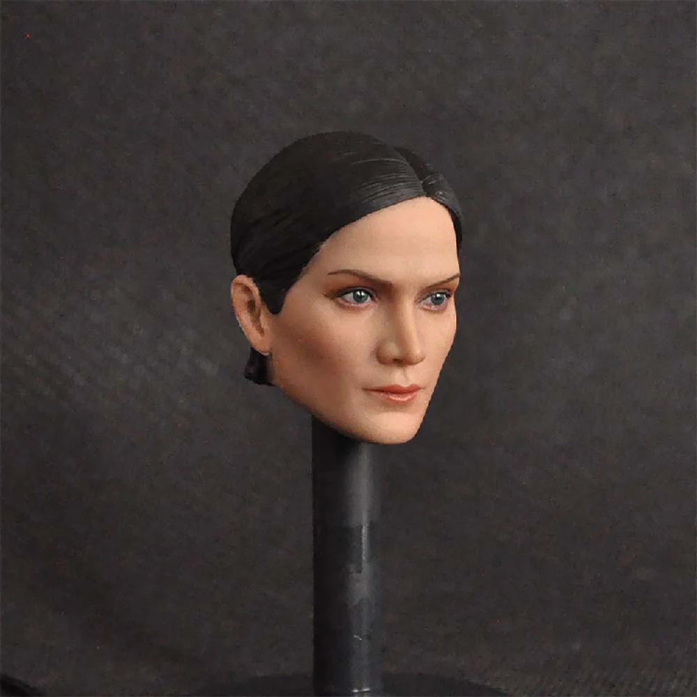 In Stock MC003 1/6 Female Agent The Matrix Trinity Head Carving Sculpt For 12&quot Figure Body | Игрушки и хобби