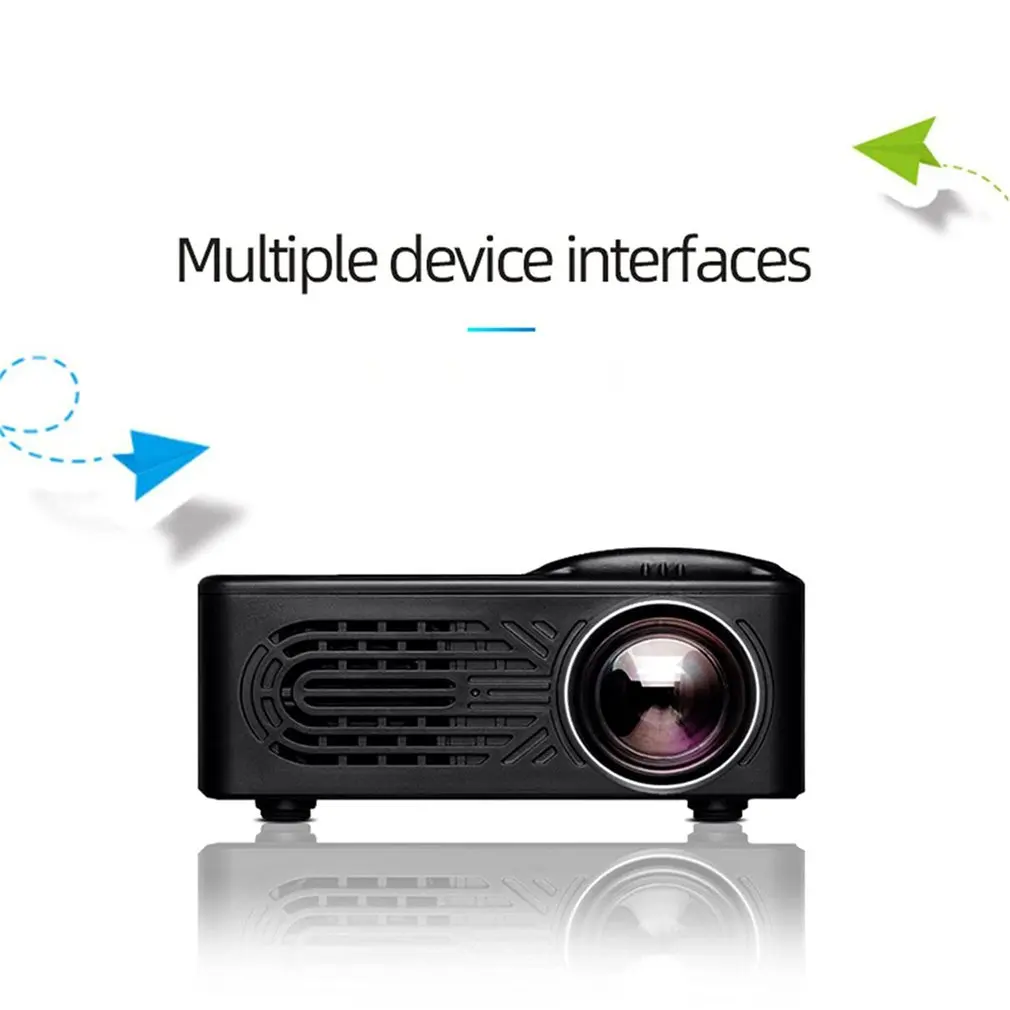 

Small LED Projector Portable Mini Projector High Definition Home Media Player Home Theatre Handy Projector