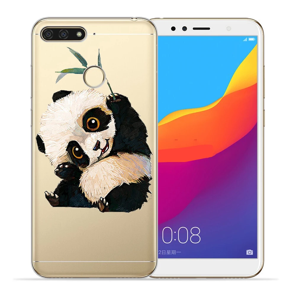 2416 Totoro Panda мультфильм для huawei Y5 Y6 II Prime Nova 2 3 4 3i Plus чехол для телефона Etui funda etui capinha милый - Цвет: 2416