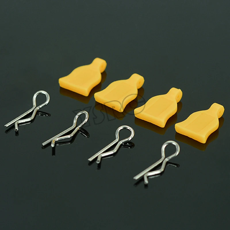 3 компл. Легко разбирать силиконовый корпус оболочки клип R Pin для 1/10 RC багги Дрифт