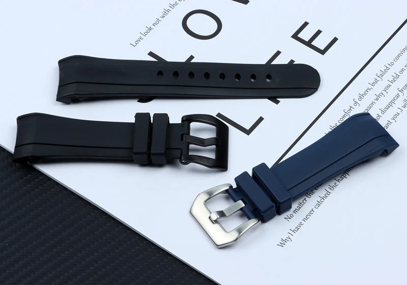 Ремешок для часов силиконовый водостойкий 24 мм | Наручные часы