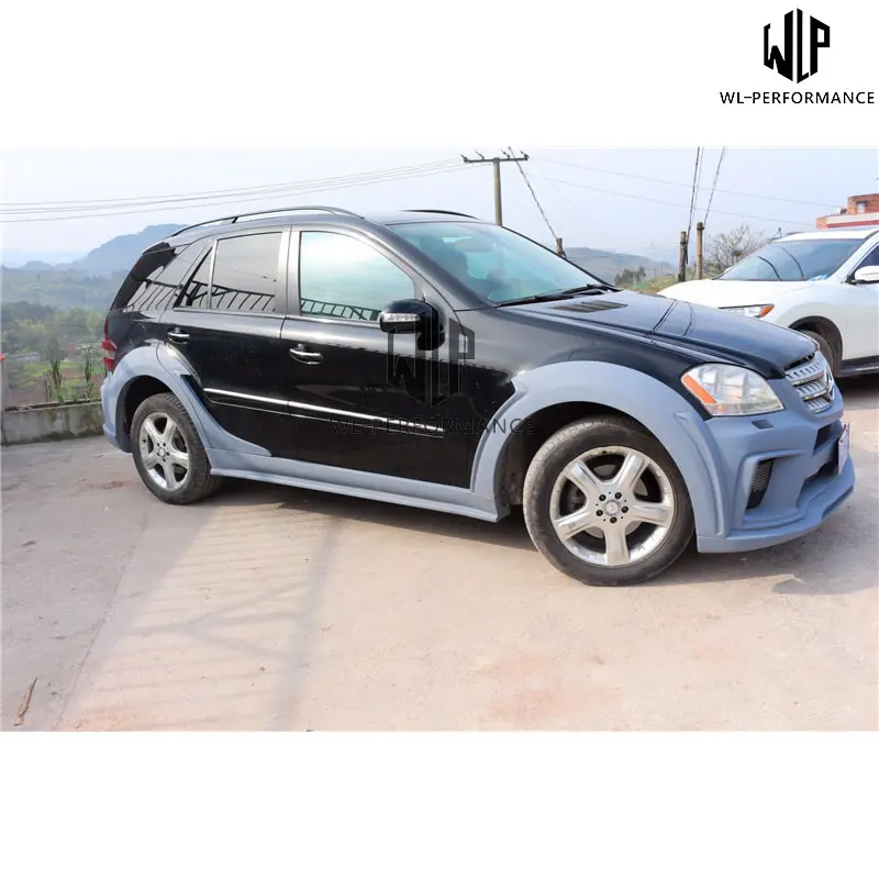 Комплект кузова автомобиля W164 FRP неокрашенный передний и задний бампер боковая