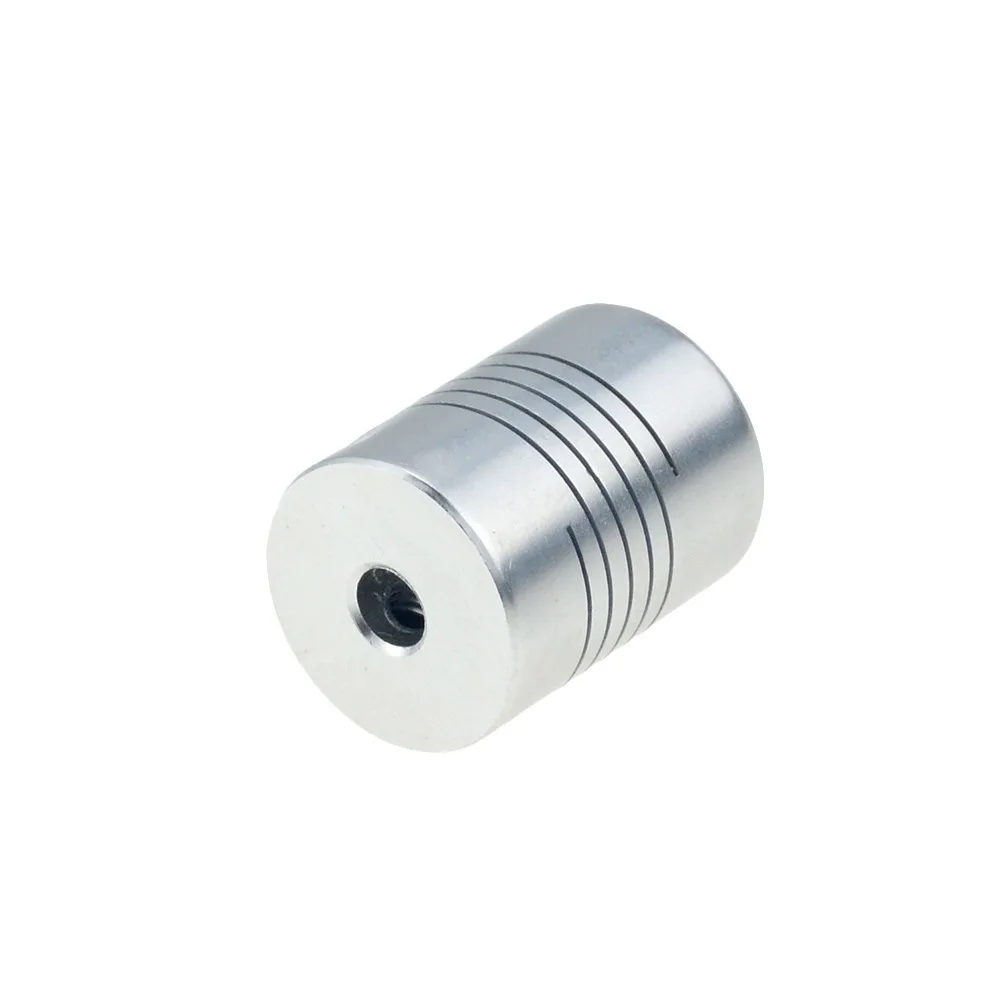 4pc 5x8mm CNC Motor Shaft Jaw Coupler 5mm To 8mm Flexible Coupling OD 19x25mm Aluminium Alloy for Printer Wholesale Dropshipping |
